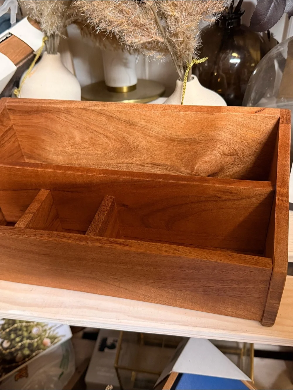 Wood Desktop Caddy - Threshold™ - Picture 2 of 3